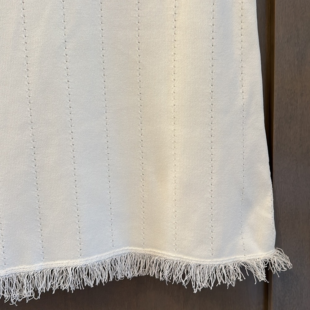 Rachel Roy Collection Ivory Knit Keyhole Back Size XL NWOT - Picture 4 of 11